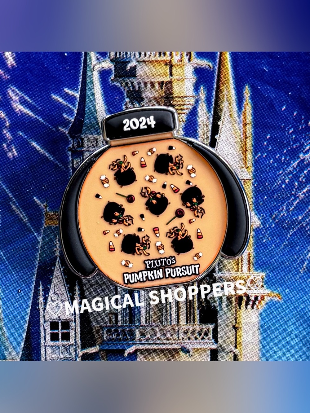 Disney Parks Halloween Pluto’s Pumpkin Pursuit LR Pin Pluto
